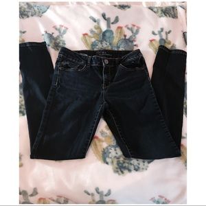 Deep blue denim jeans